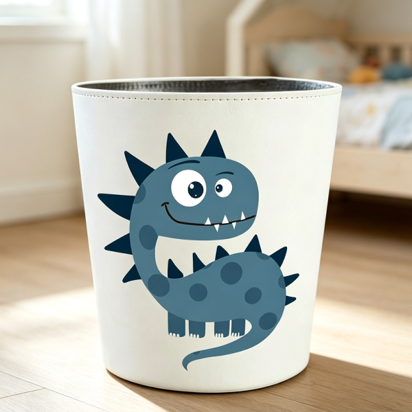 Dinosaur 2.64-Gallon Waterproof Wastebasket Kids