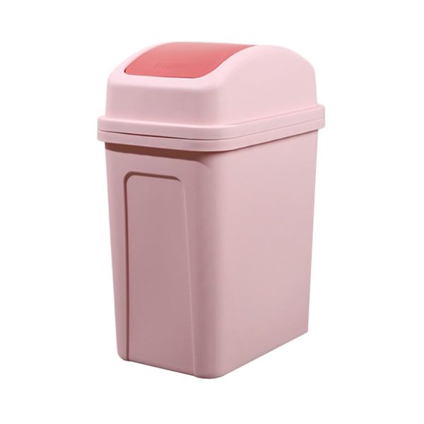 Pink 5.5-Gallon Rectangular Plastic Bin Kids